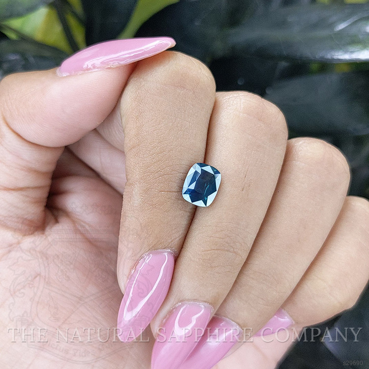 1.77 Ct. Greenish Blue Sapphire from Tanzania