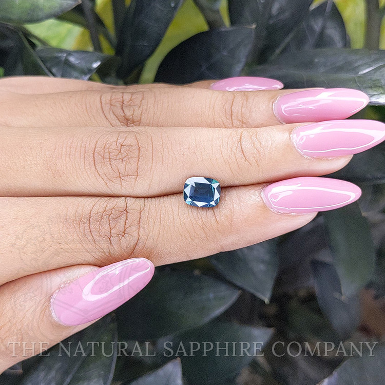 1.77 Ct. Greenish Blue Sapphire from Tanzania