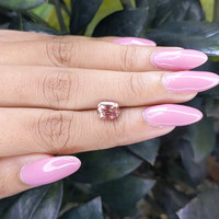 2.11 Ct. Padparadscha Sapphire from Tanzania Life Style