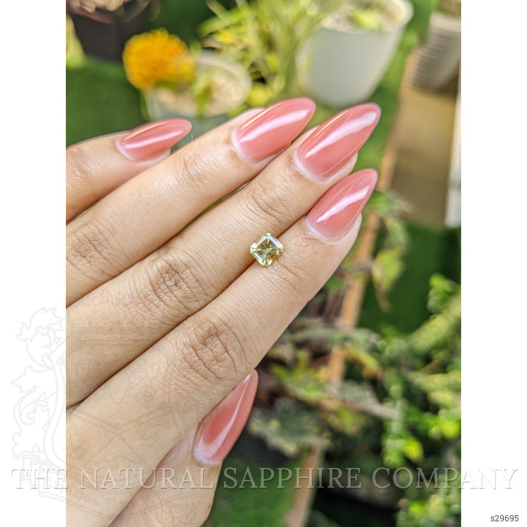 0.97 Ct. Yellow Sapphire from Ceylon (Sri Lanka)