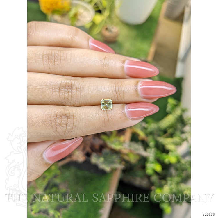 0.97 Ct. Yellow Sapphire from Ceylon (Sri Lanka)