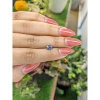 0.49 Ct. Blue Sapphire from Ceylon (Sri Lanka) Life Style