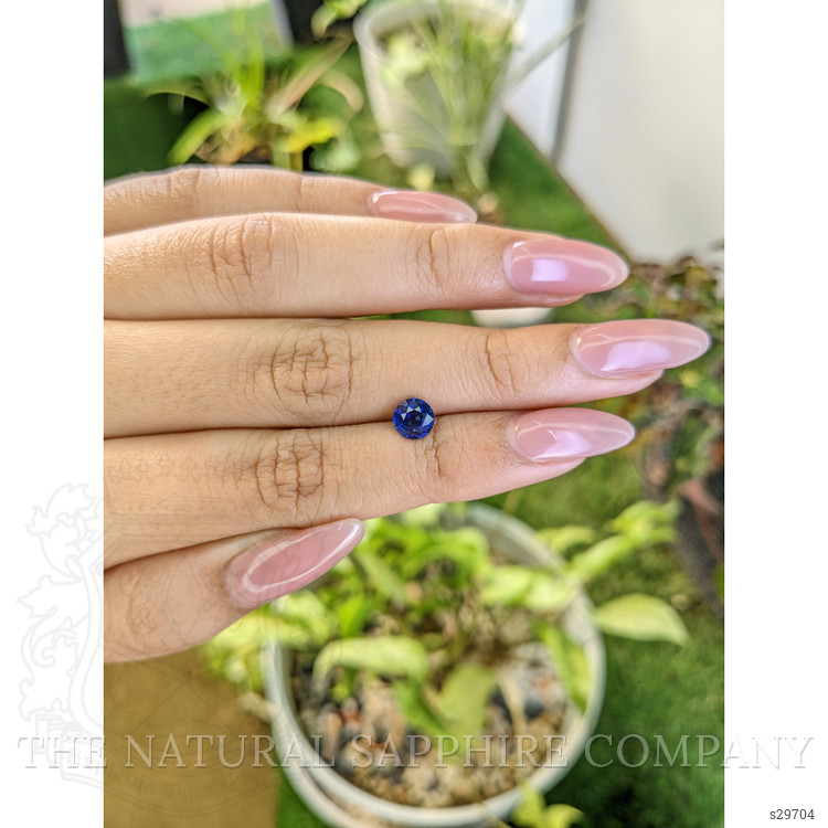 1.20 Ct. Blue Sapphire from Ceylon (Sri Lanka)
