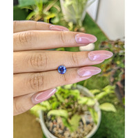 1.29 Ct. Blue Sapphire from Ceylon (Sri Lanka) Life Style