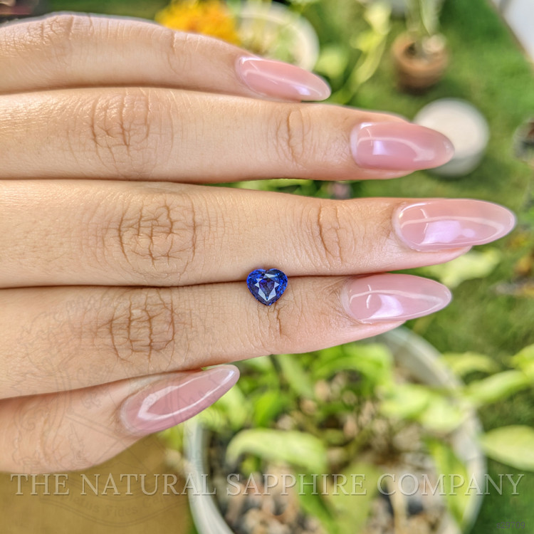 1.28 Ct. Blue Sapphire from Ceylon (Sri Lanka)