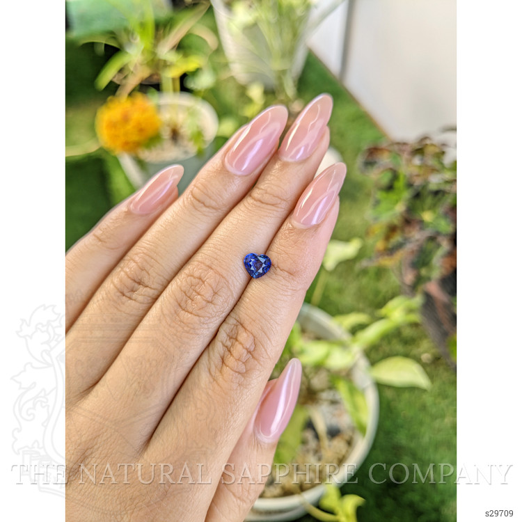 1.28 Ct. Blue Sapphire from Ceylon (Sri Lanka)
