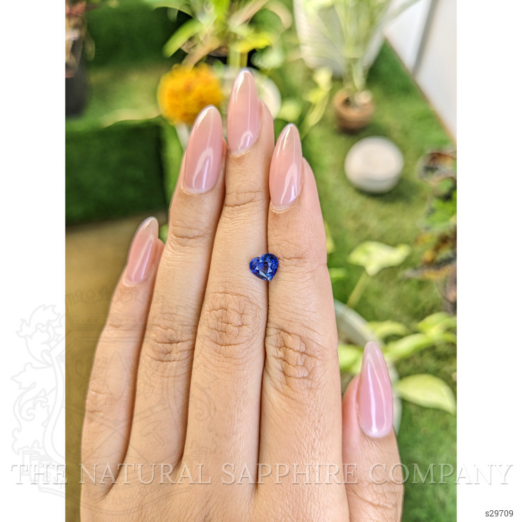 1.28 Ct. Blue Sapphire from Ceylon (Sri Lanka)