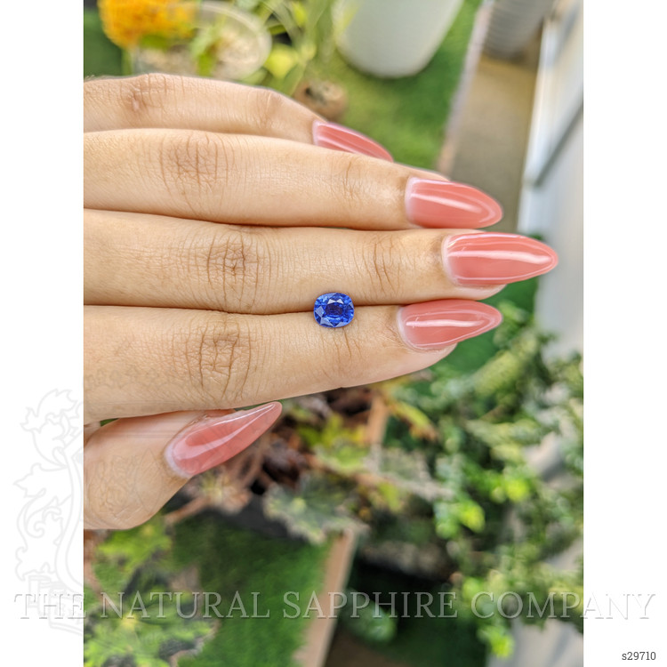 1.17 Ct. Blue Sapphire from Ceylon (Sri Lanka)