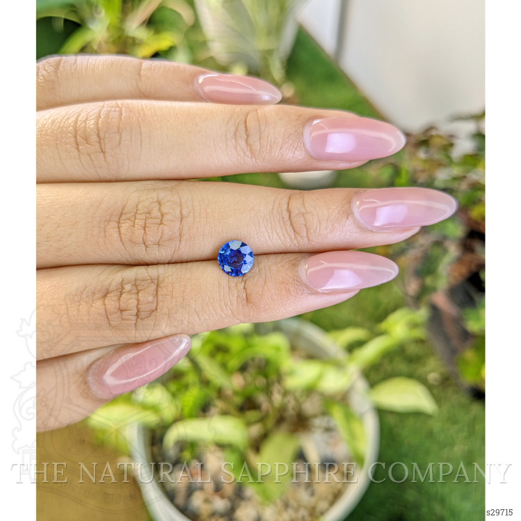 1.32 Ct. Blue Sapphire from Ceylon (Sri Lanka)
