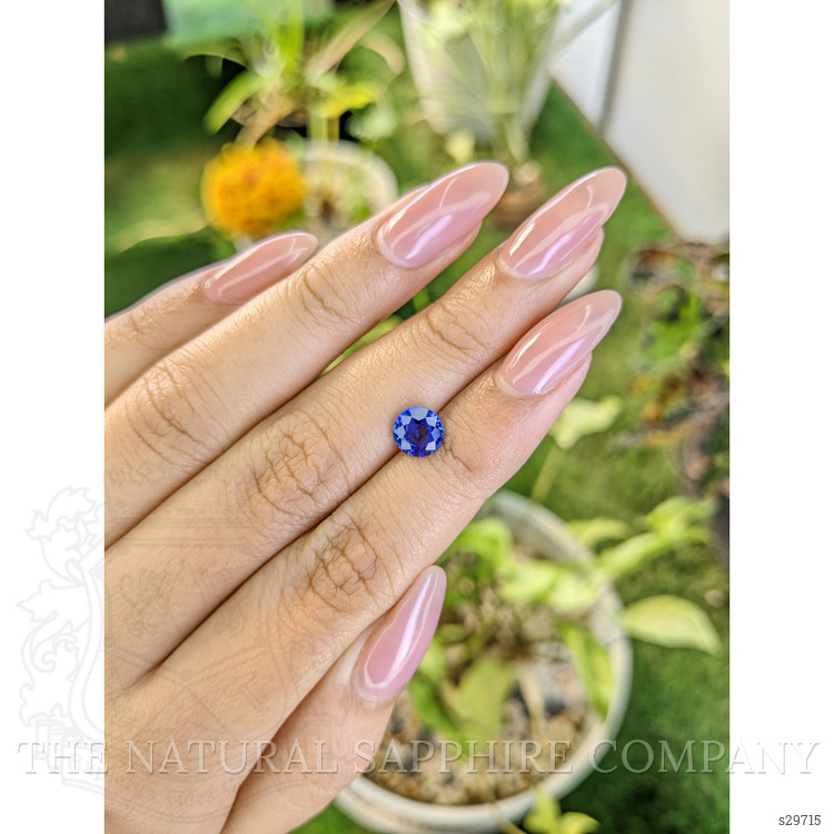 1.32 Ct. Blue Sapphire from Ceylon (Sri Lanka)