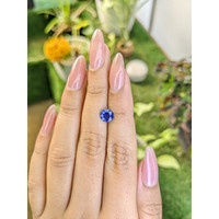 1.32 Ct. Blue Sapphire from Ceylon (Sri Lanka) Life Style