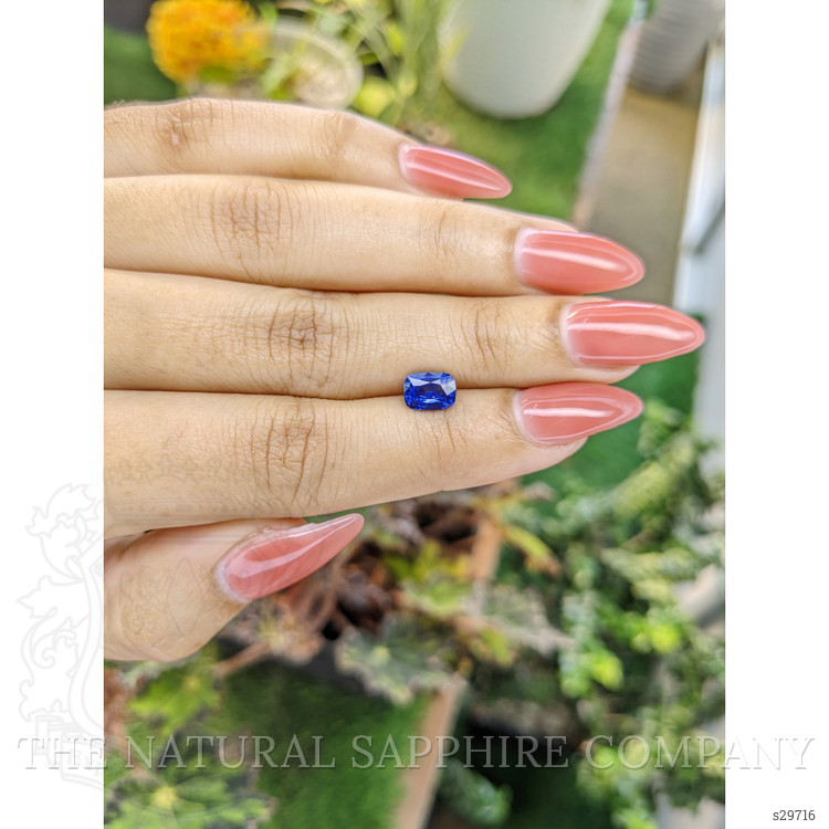 1.35 Ct. Blue Sapphire from Ceylon (Sri Lanka)