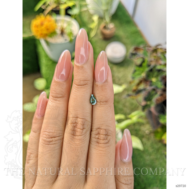 0.66 Ct. Green Sapphire from Madagascar