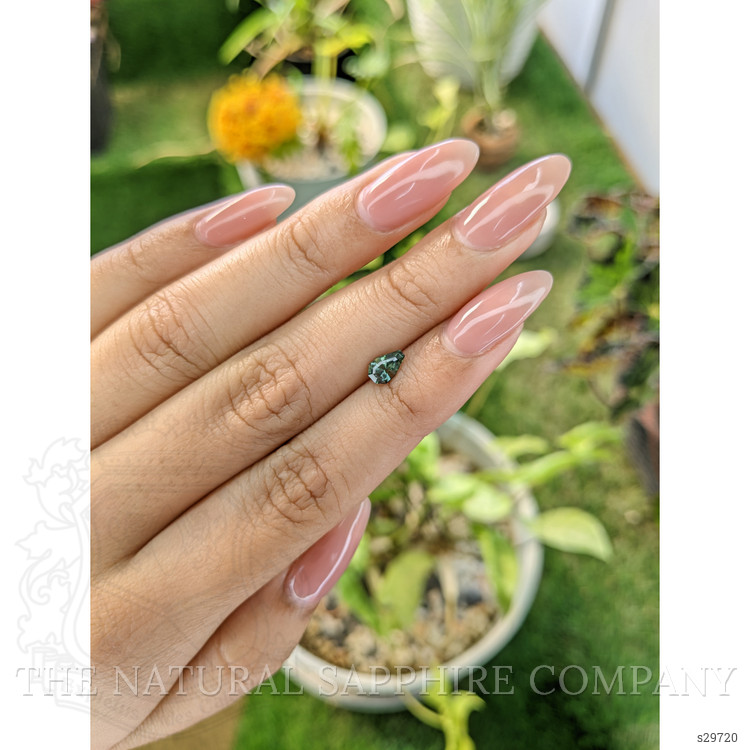 0.66 Ct. Green Sapphire from Madagascar