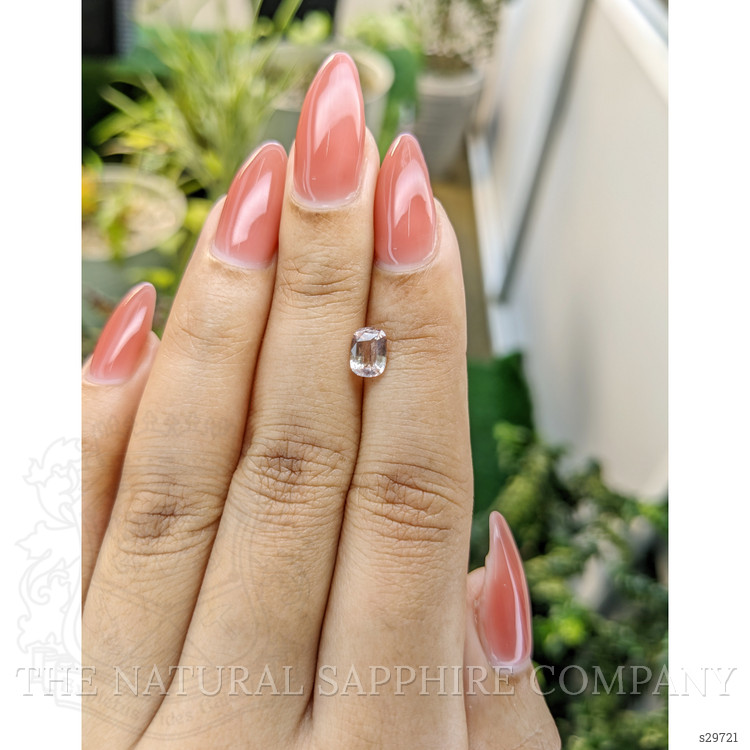 0.90 Ct. Peach Sapphire from Ceylon (Sri Lanka)