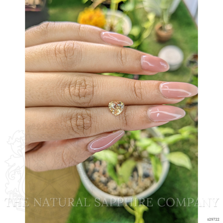 1.69 Ct. Peach Sapphire from Ceylon (Sri Lanka)