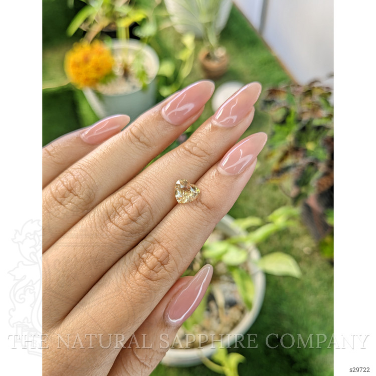 1.69 Ct. Peach Sapphire from Ceylon (Sri Lanka)