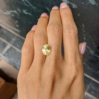 6.18 Ct. Yellow Sapphire from Ceylon (Sri Lanka) Life Style