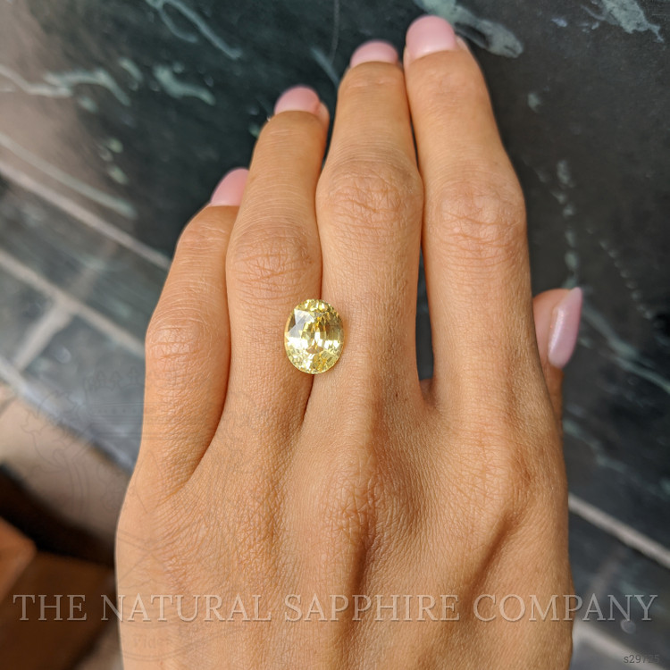 6.18 Ct. Yellow Sapphire from Ceylon (Sri Lanka)