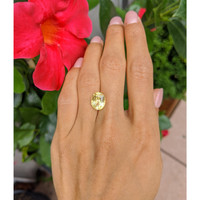 6.18 Ct. Yellow Sapphire from Ceylon (Sri Lanka) Life Style
