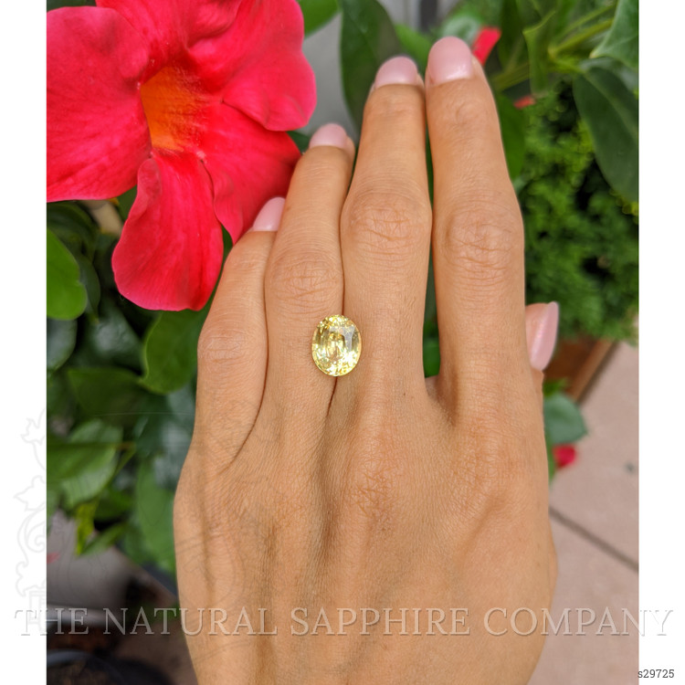 6.18 Ct. Yellow Sapphire from Ceylon (Sri Lanka)