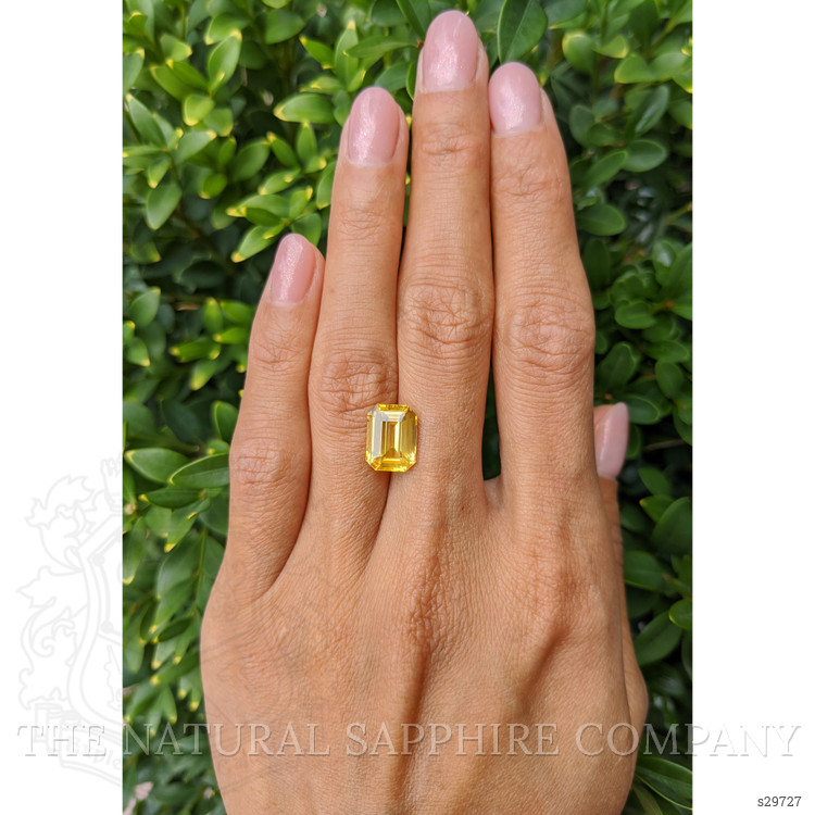 5.03 Ct. Yellow Sapphire from Ceylon (Sri Lanka)