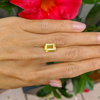 5.03 Ct. Yellow Sapphire from Ceylon (Sri Lanka) Life Style