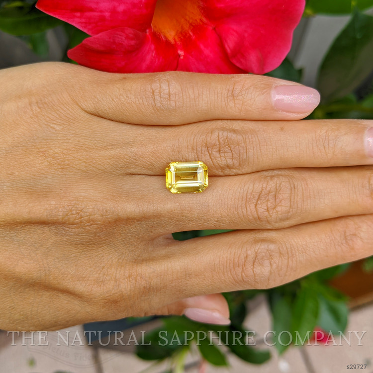 5.03 Ct. Yellow Sapphire from Ceylon (Sri Lanka)