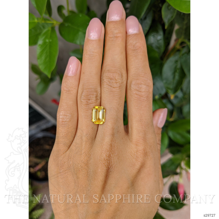 5.03 Ct. Yellow Sapphire from Ceylon (Sri Lanka)