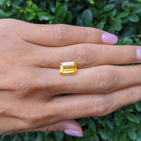 4.03 Ct. Yellow Sapphire from Ceylon (Sri Lanka) Life Style