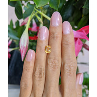 2.16 Ct. Orangish Yellow Sapphire from Ceylon (Sri Lanka) Life Style