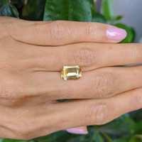 4.00 Ct. Yellow Sapphire from Ceylon (Sri Lanka) Life Style