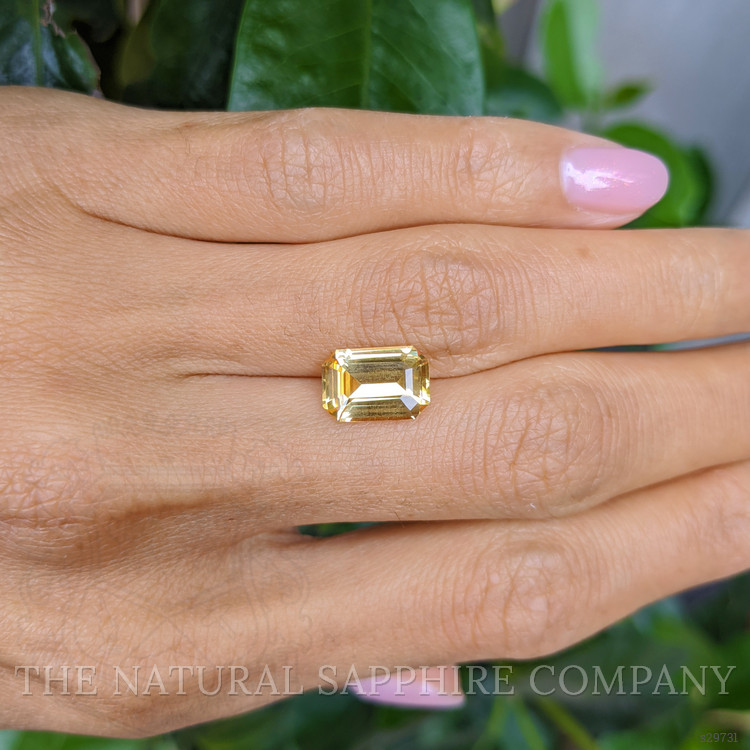 4.00 Ct. Yellow Sapphire from Ceylon (Sri Lanka)