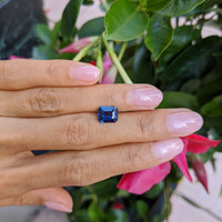 2.56 Ct. Blue Sapphire from Ceylon (Sri Lanka) Life Style