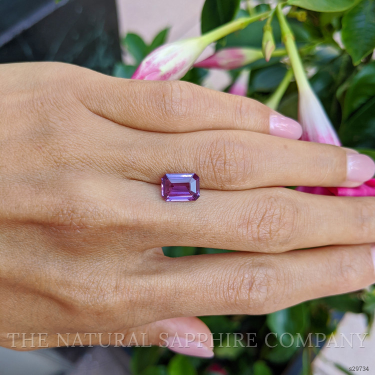 2.63 Ct. Pinkish Purple Sapphire from Madagascar