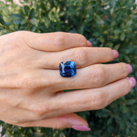 11.15 Ct. Color Change Sapphire from Madagascar Life Style