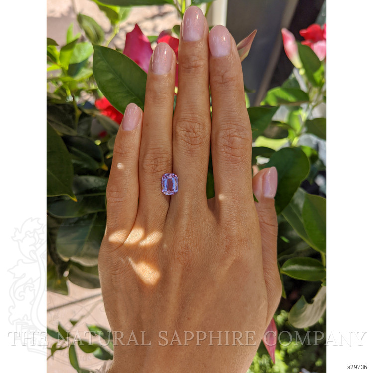 2.54 Ct. Pinkish Purple Sapphire from Ceylon (Sri Lanka)