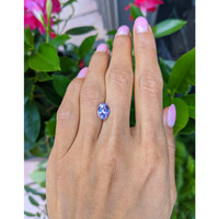 2.63 Ct. Pinkish Purple Sapphire from Ceylon (Sri Lanka) Life Style