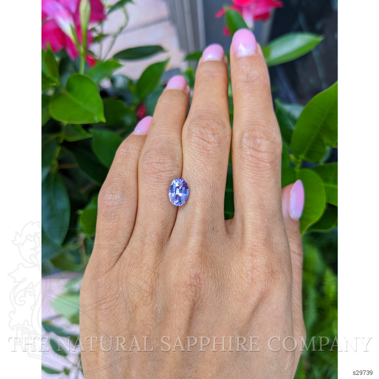 2.63 Ct. Pinkish Purple Sapphire from Ceylon (Sri Lanka)