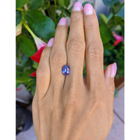 3.04 Ct. Purple Sapphire from Ceylon (Sri Lanka) Life Style