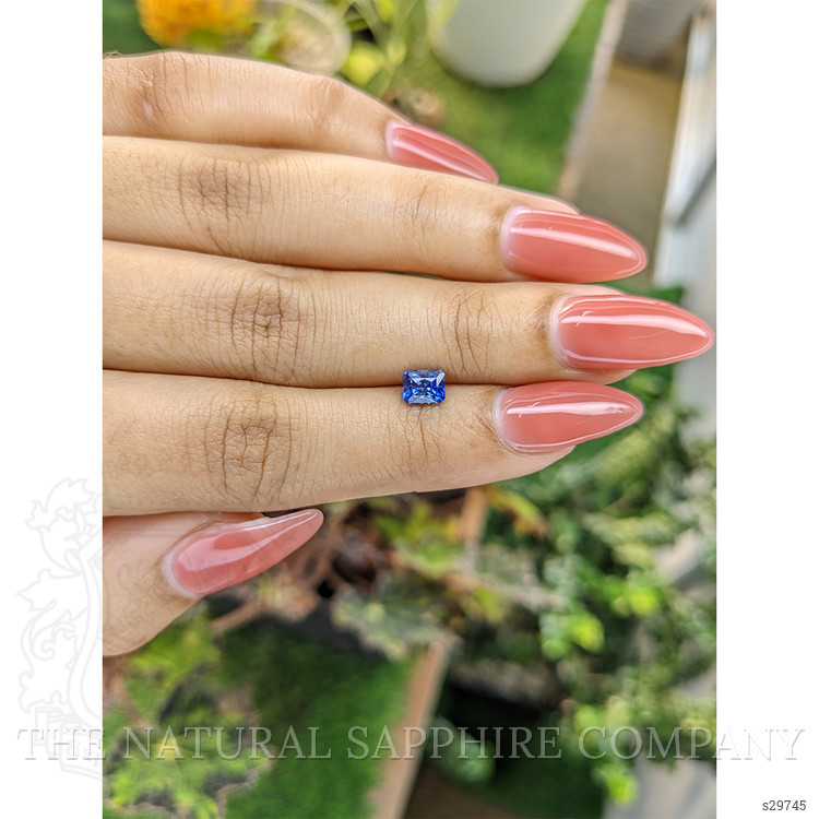 0.73 Ct. Bi Color Sapphire from Ceylon (Sri Lanka)