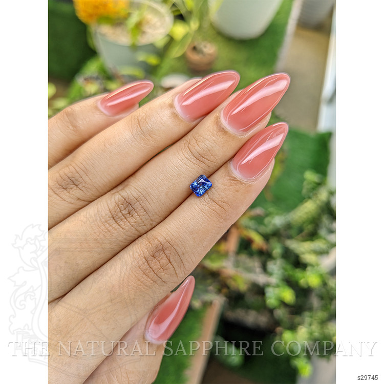 0.73 Ct. Bi Color Sapphire from Ceylon (Sri Lanka)