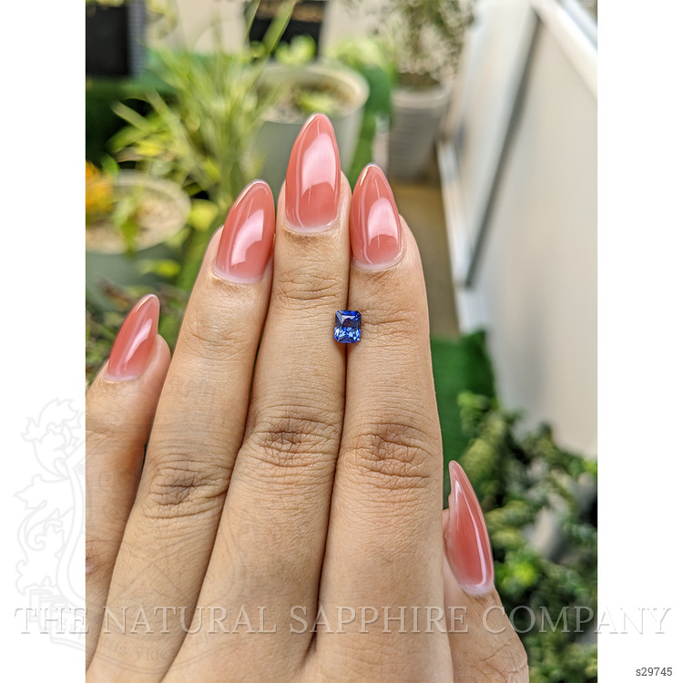 0.73 Ct. Bi Color Sapphire from Ceylon (Sri Lanka)