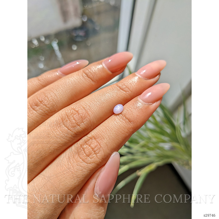 0.92 Ct. Purple Star Sapphire from Ceylon (Sri Lanka)