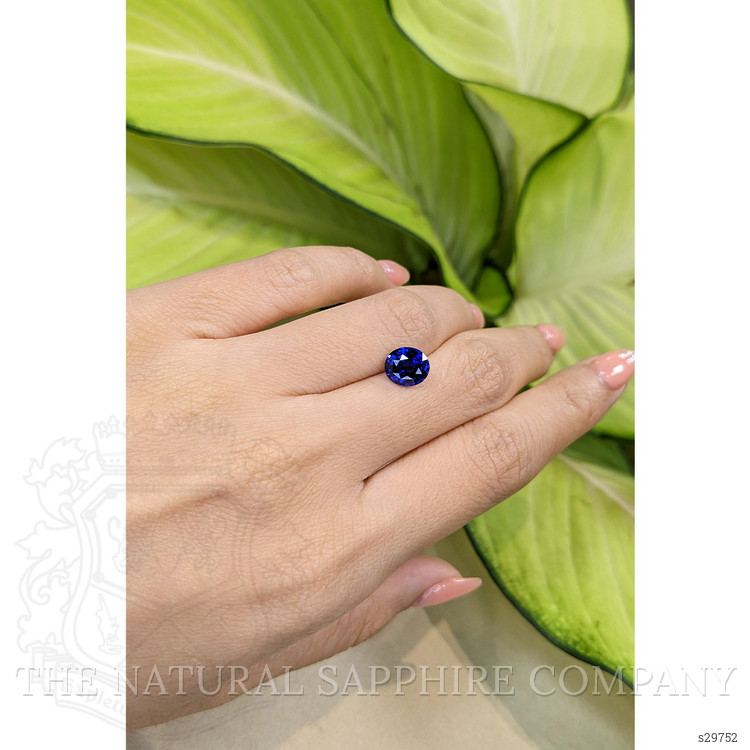 2.87 Ct. Blue Sapphire from Ceylon (Sri Lanka)