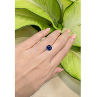 2.56 Ct. Blue Sapphire from Ceylon (Sri Lanka) Life Style