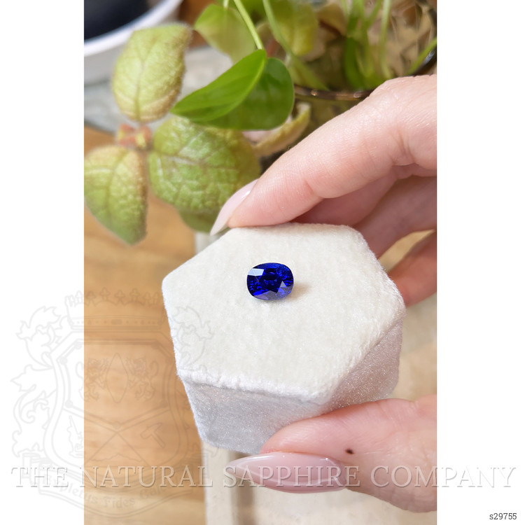 3.37 Ct. Blue Sapphire from Ceylon (Sri Lanka)