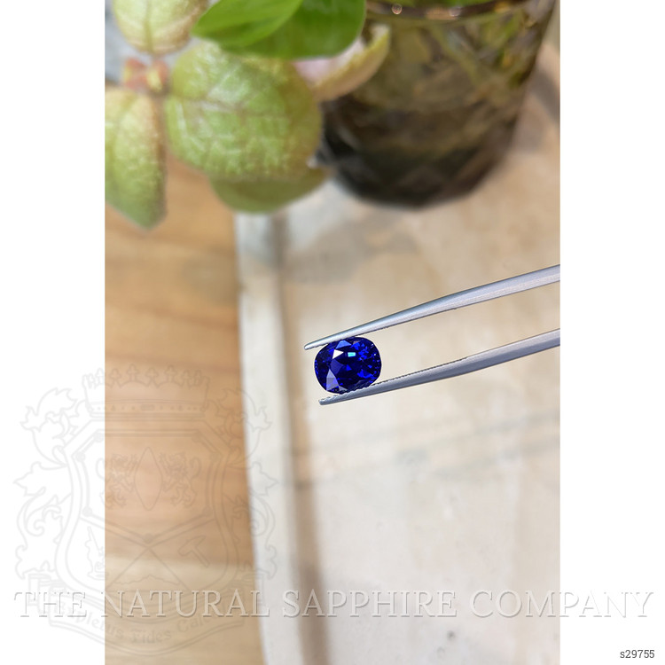 3.37 Ct. Blue Sapphire from Ceylon (Sri Lanka)