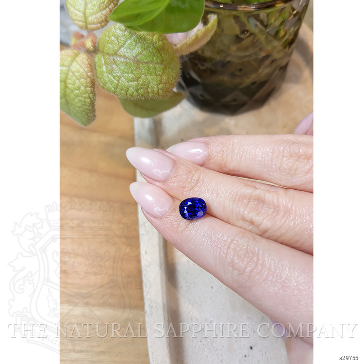 3.37 Ct. Blue Sapphire from Ceylon (Sri Lanka)