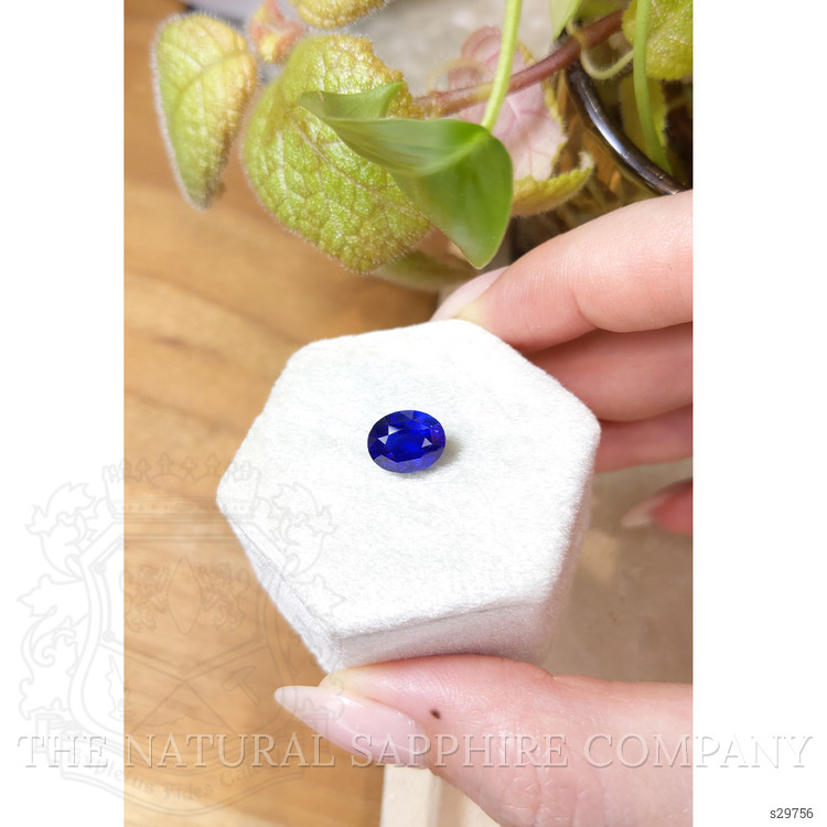 3.78 Ct. Blue Sapphire from Ceylon (Sri Lanka)